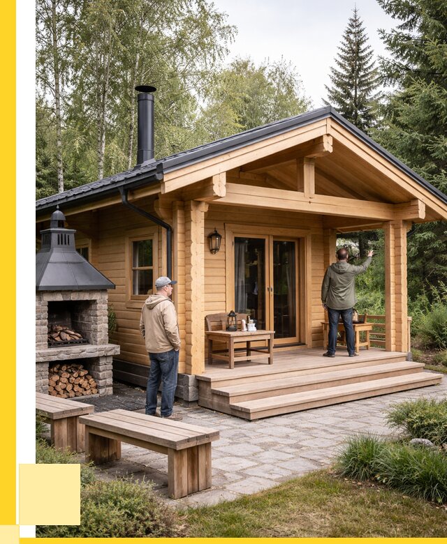 Деревянные бани под ключ в Домодедове от 473670 р. | ЭриданДмд