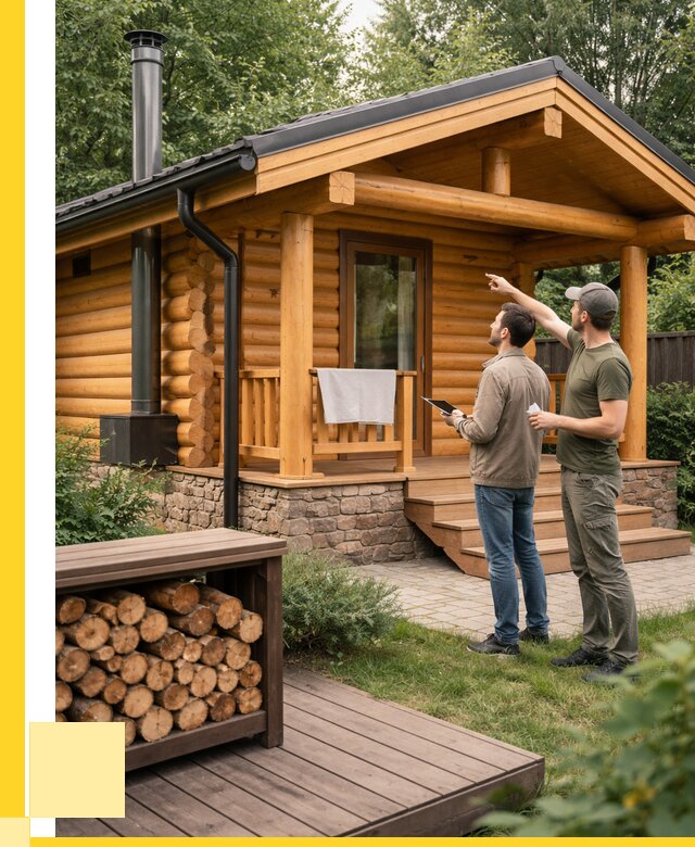 Бани для дачи под ключ в Домодедове от 263150 р. | ЭриданДмд