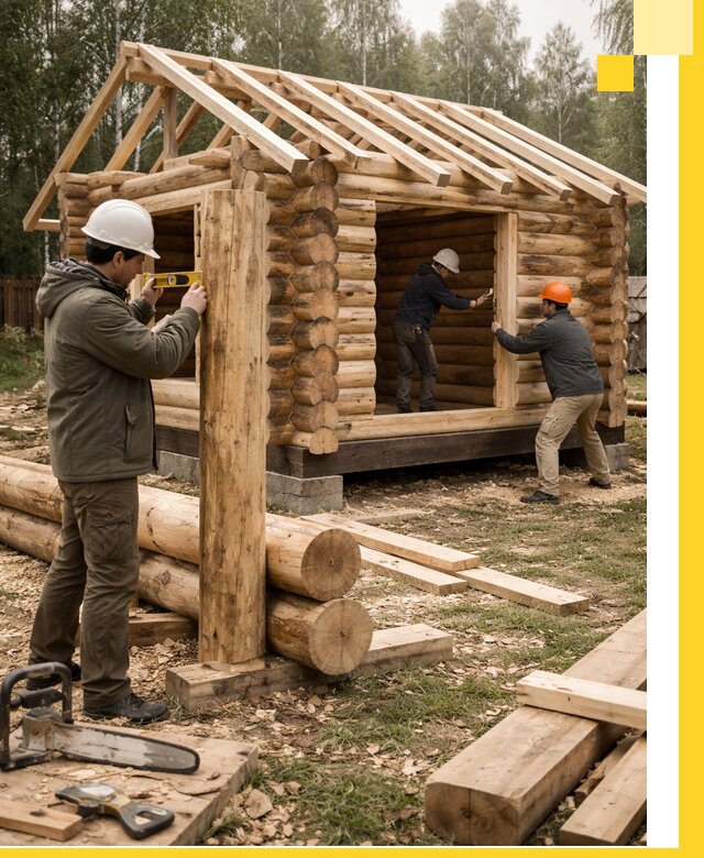 Строительство бань для дачи под ключ в Домодедове с доставкой и монтажом