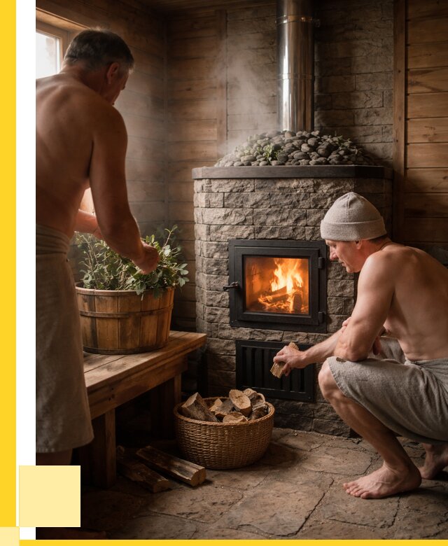 Банные печи под ключ в Домодедове от 47367 р. | ЭриданДмд кирпичная