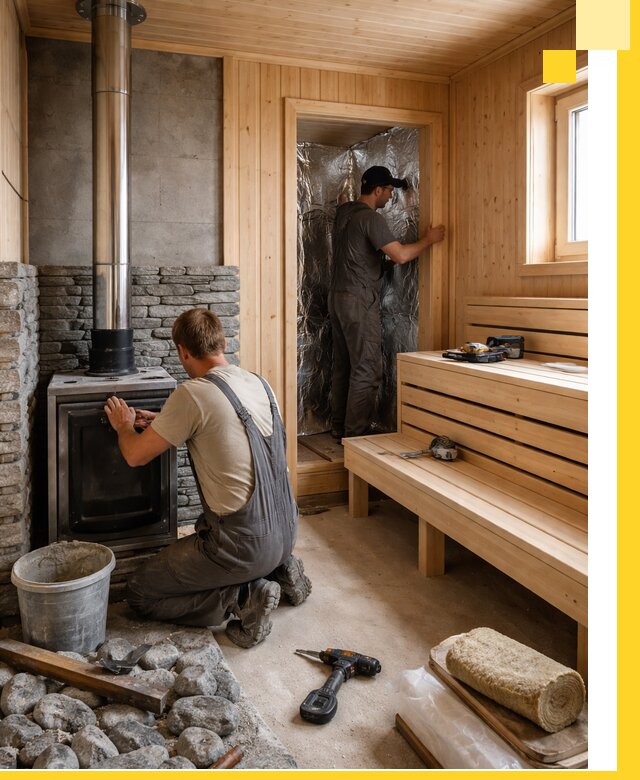 Строительство и изготовление бань под ключ в Домодедове