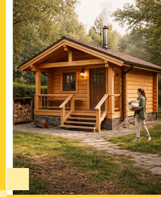 Купить баню под ключ в Домодедове от 684190 р. | ЭриданДмд