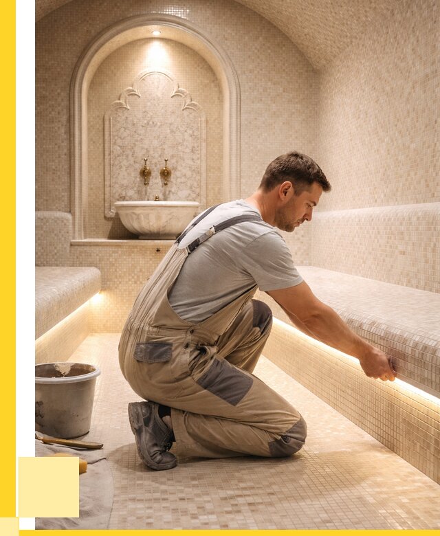 Отделка хамамов под ключ в Домодедове от 5789 р. | ЭриданДмд