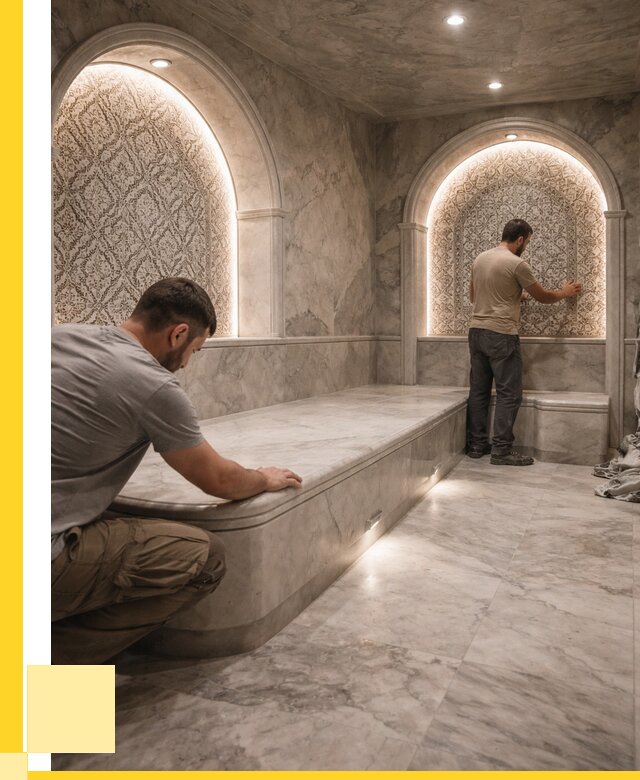 Турецкие бани под ключ в Домодедове от 263150 р. | ЭриданДмд