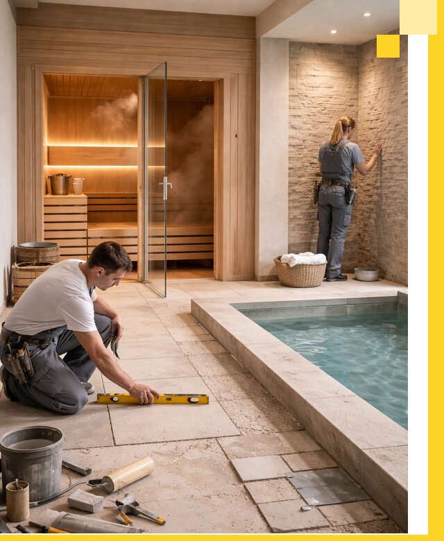 Комплексный дизайн и отделка интерьеров SPA под ключ в Домодедове